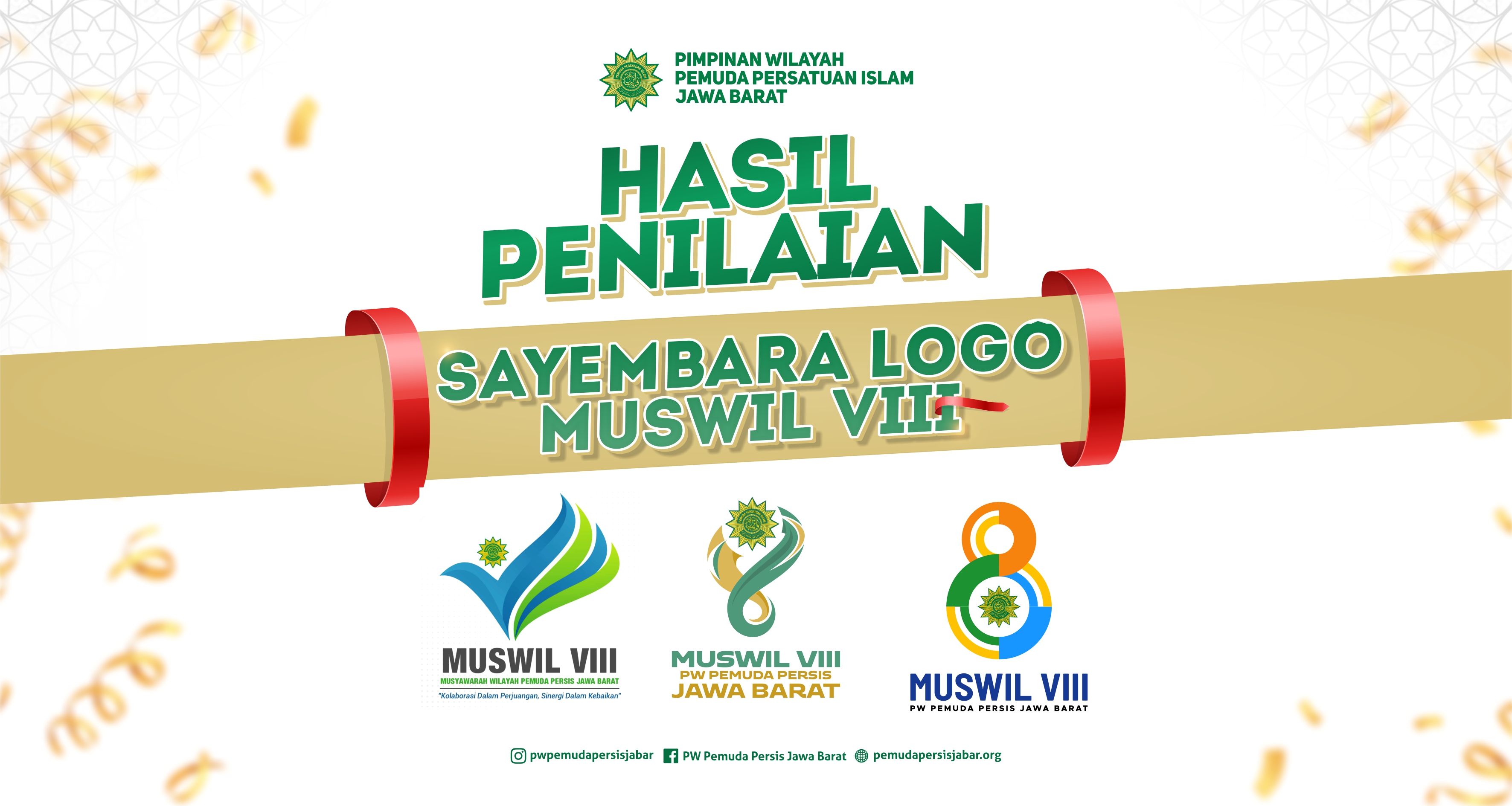 Sayembara Logo Usai Dilaksanakan, PW. Pemuda Persis Jawa Barat Resmi tetapkan Logo Muswil VIII